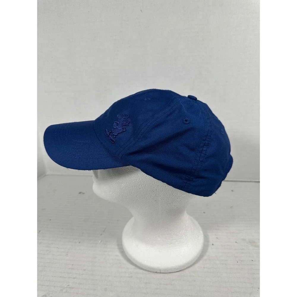 Disney Parks Mickey Mouse Blue‎ Textured Strapback Baseball Cap Hat Adult